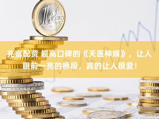 兆富配资 超高口碑的《天医神婿》，让人眼前一亮的桥段，真的让人很爱！