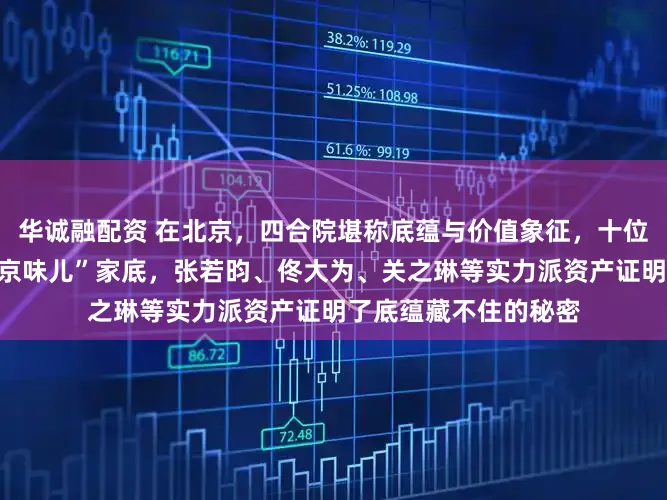 华诚融配资 在北京，四合院堪称底蕴与价值象征，十位明星竟都拥有这份“京味儿”家底，张若昀、佟大为、关之琳等实力派资产证明了底蕴藏不住的秘密