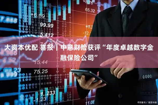 大资本优配 喜报｜中意财险获评“年度卓越数字金融保险公司”