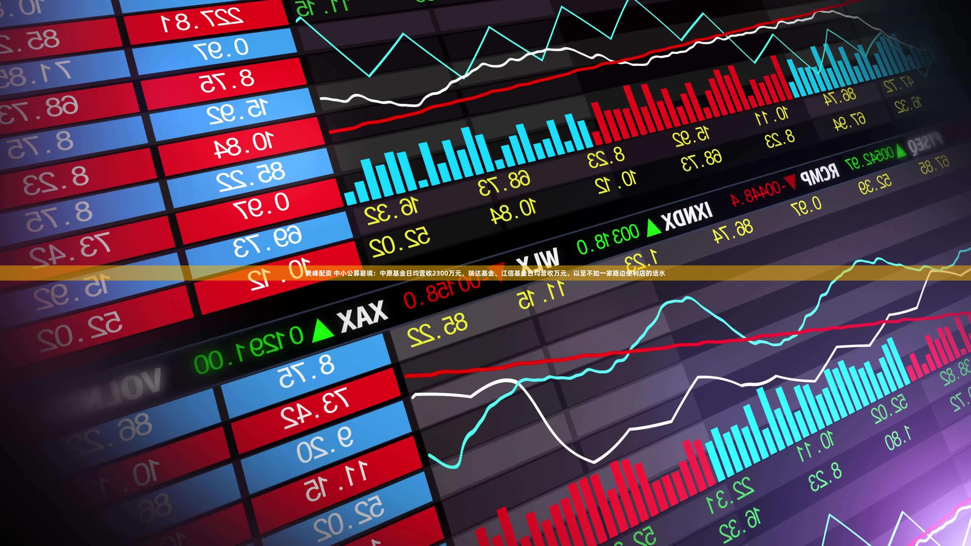 贵峰配资 中小公募窘境:中原基金日均营收2300万元,瑞达基金、江信基金日均营收万元,以至不如一家路边便利店的活水