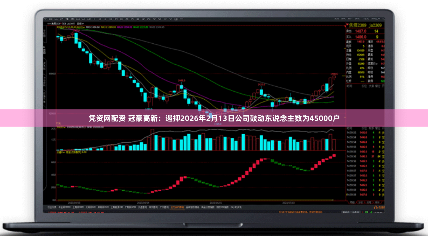 凭资网配资 冠豪高新：遏抑2026年2月13日公司鼓动东说念主数为45000户