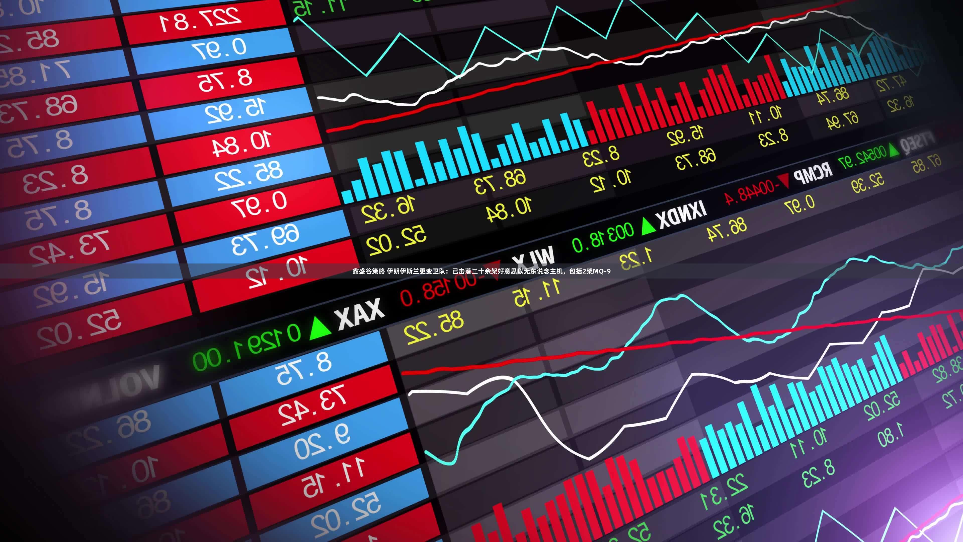 鑫盛谷策略 伊朗伊斯兰更变卫队：已击落二十余架好意思以无东说念主机，包括2架MQ-9