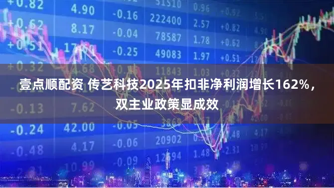 壹点顺配资 传艺科技2025年扣非净利润增长162%,双主业政策显成效