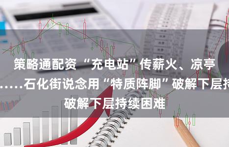 策略通配资 “充电站”传薪火、凉亭里议事……石化街说念用“特质阵脚”破解下层持续困难